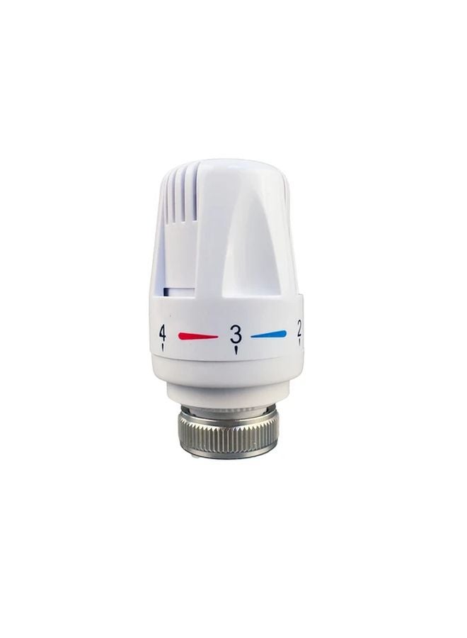 Smart Thermostatic Radiator Valve Head M30x1 5 White ABS Automatic Temperature Control - Image 1