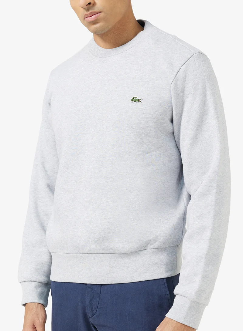 LACOSTE Brushed Fleece Sweatshirt