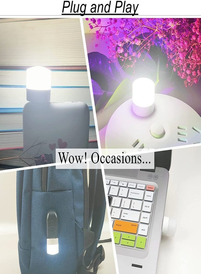 SWAURSAHA Premium USB LED Night Light for Indoor and Outdoor Use, 1W Mini Small LED Warm White Bulb (Pack of 10) - Image 4