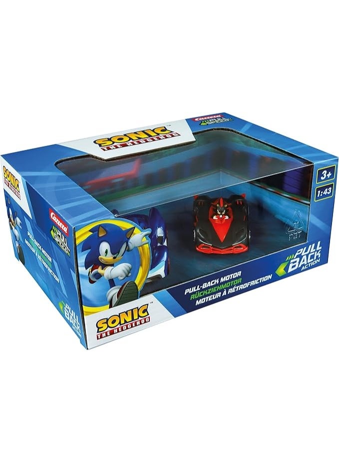 Carrera Pull N Speed Sonic Vs Shadow 1:43 Twin Pack 13023 - Image 2
