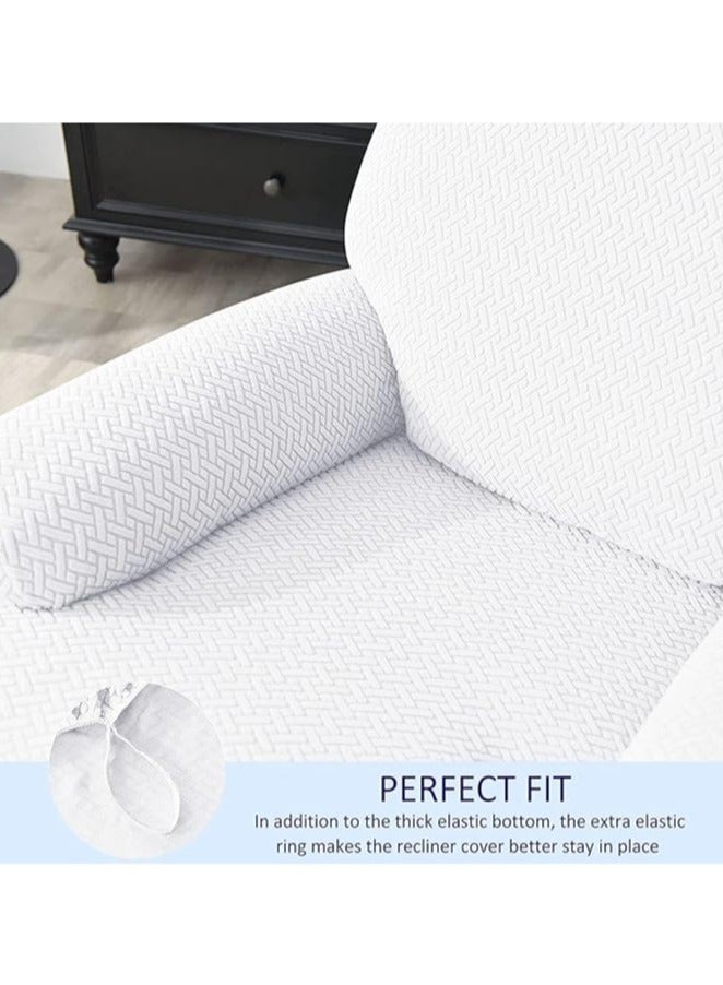 عام 4-قطعة كرسي تمتد أريكة الشريحة كرسي غطاء 1-مقاعد أريكة الغطاء الواقي الأثاث لينة الغطاء الواقي مع مرونة غطاء كرسي نمط الجاكار - Image 3