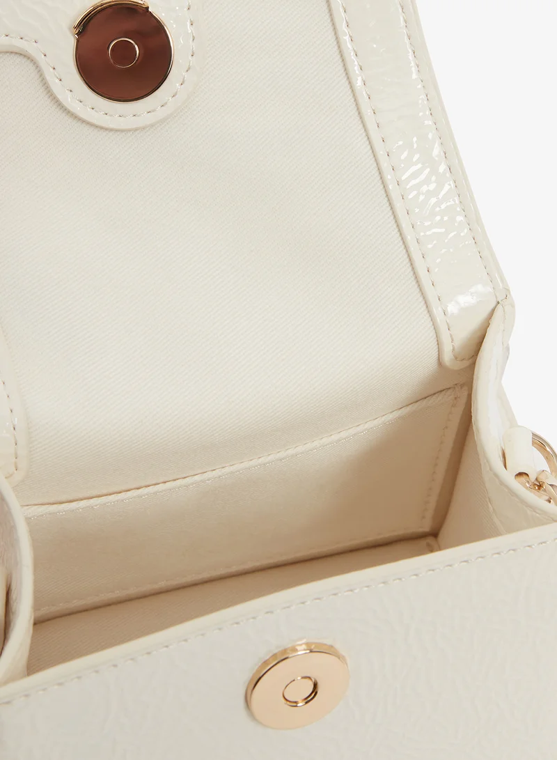 Ted Baker  Roselah Rose Detail Square Mini Top Handle Crossbody for Women | Best Price UAE