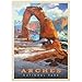 MyPuzzle.com MyPuzzle Arches National Park Snowy Delicate Arch Vintage Poster Premium 1000 Piece Jigsaw Puzzle for Adults - Image 2