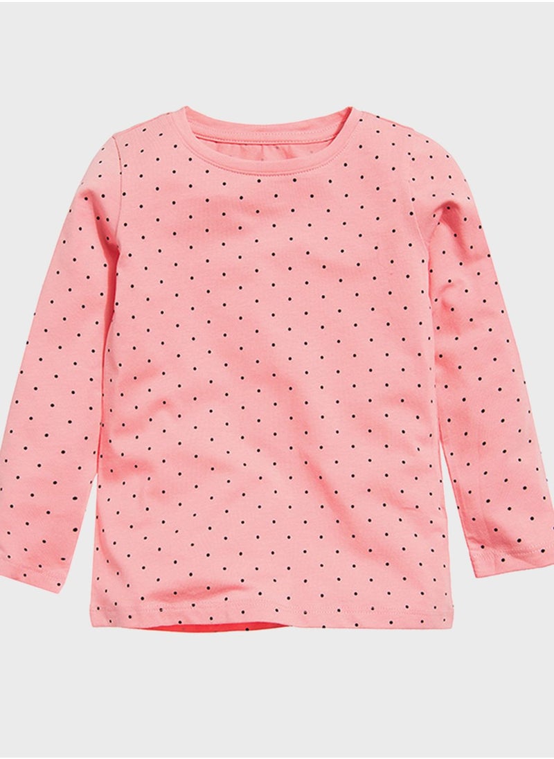SMYK Kids Dot Printed T-Shirt 