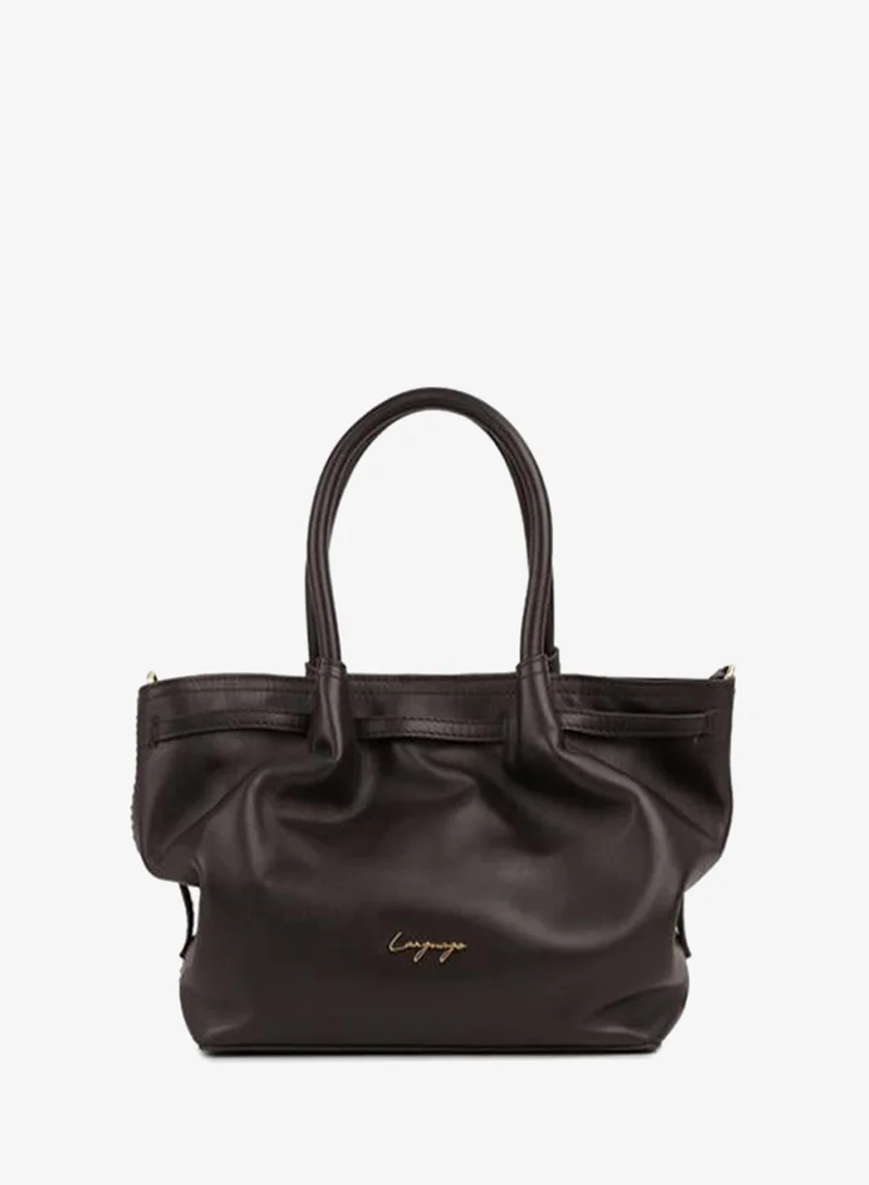 Language Brown Women's Selora Mini Tote for Women | Best Price UAE