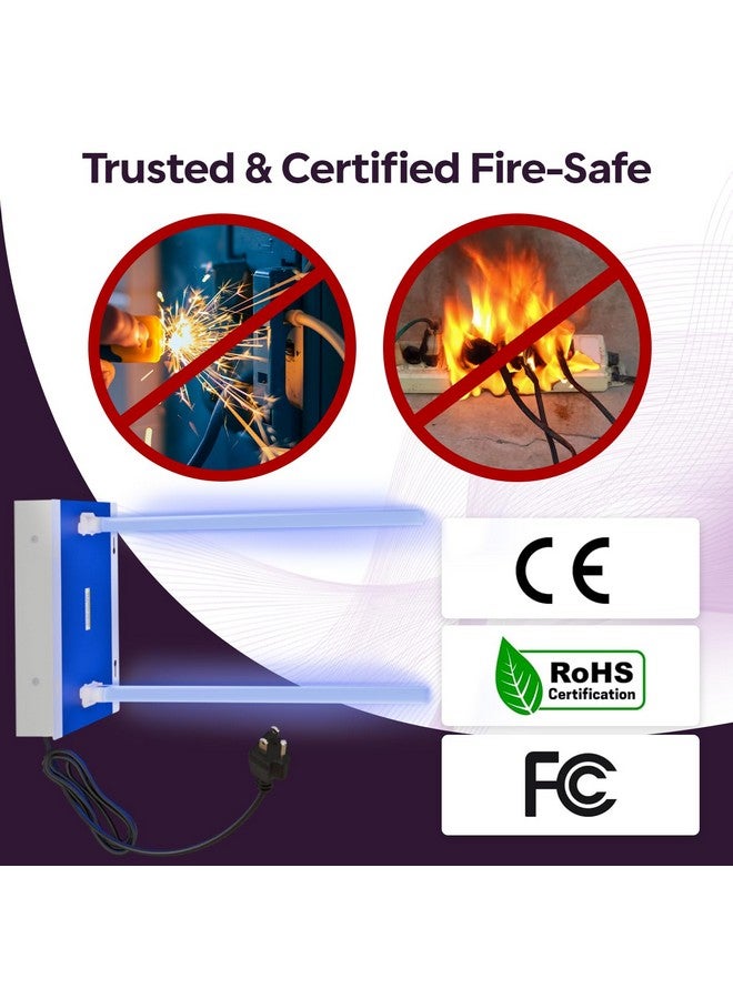 Mammoth مصباح تنقية الهواء UV BioShieldUV® 72W لنظام HVAC - مصباح UV لفلتر الهواء لمكيف الهواء، ضوء UV مزدوج UVC لكامل المنزل في فلتر القناة، ضوء UVC لنظام HVAC لمكيف الهواء - Image 2