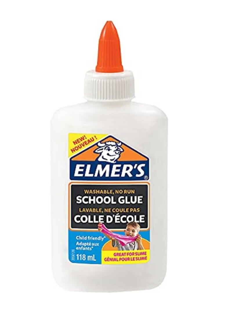 Elmers Elmer's Washable School Glue 4 Fl Oz / 118 Ml - Image 1