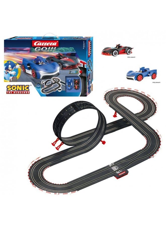 Carrera اذهب!!! سونيك القنفذ مجموعة سباق سيارات سونيك سبيد ستار ضد شادو دارك ريبير (1:43) - Image 2