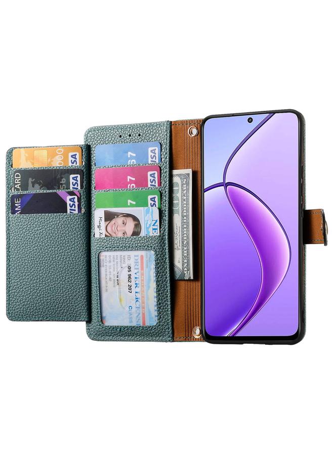 اس-توب جراب هاتف Realme 12 Love بسحاب وحزام جلدي - Image 3