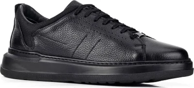 كاباني Men's Gelastryn Flexible Light Sole Lace Up Casual Shoes 184M1392 Black