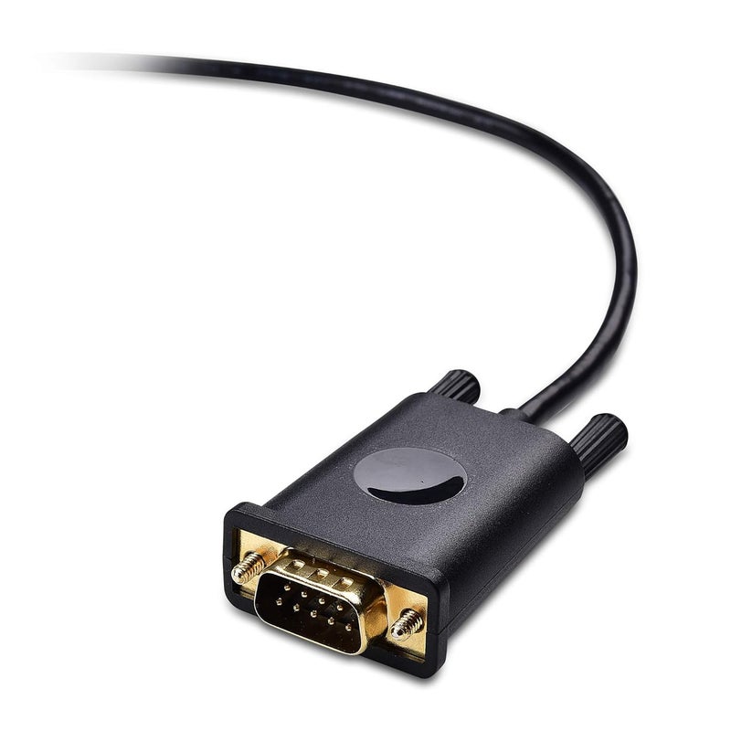 CableMatters USB to Serial Adapter Male to Male Cable - 3ft, RS232 to USB2.0, USB to DB9 Cable, Supports Windows 11/10/8/7/Vista/XP, macOS 11.0 or Later, Black - Image 5