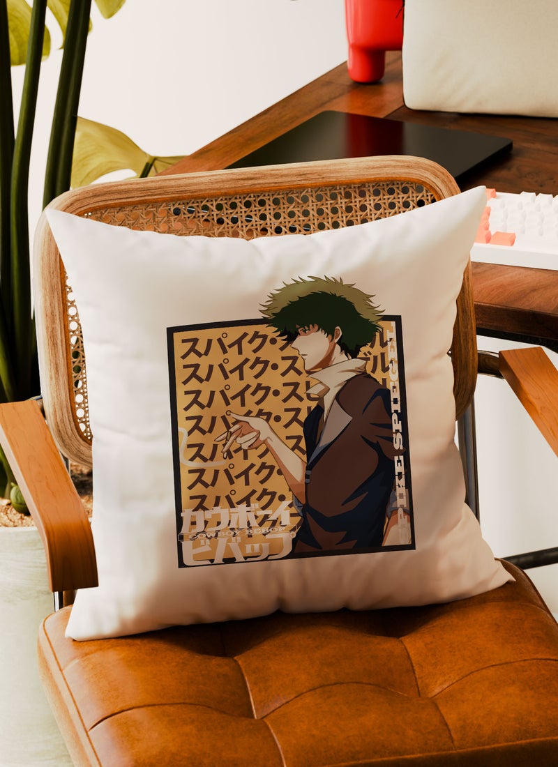 LOUD UNIVERSE Cowboy Bebop Jar Cowboy Bebop Couch Cushion Spike Spiegel Decorative Cushion Red Dragon Syndicate Cowboy Bebop-Manga Fan Gift - Image 3