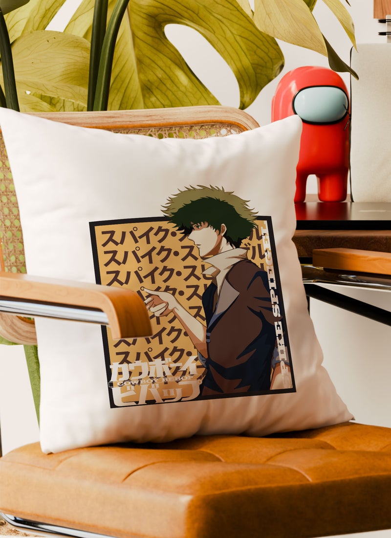 LOUD UNIVERSE Cowboy Bebop Jar Cowboy Bebop Couch Cushion Spike Spiegel Decorative Cushion Red Dragon Syndicate Cowboy Bebop-Manga Fan Gift - Image 4