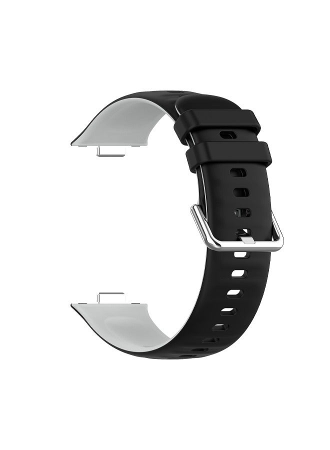 NeoFit Silicone Two-tone Color Combination Band Applicable to Huawei Watch Fit 5/Fit 5 Pro/ Fit 4/Fit 4 Pro/Fit 3 Soft Replacement Strap Compatible with Huawei Fit 3 Watch Bands - Image 2