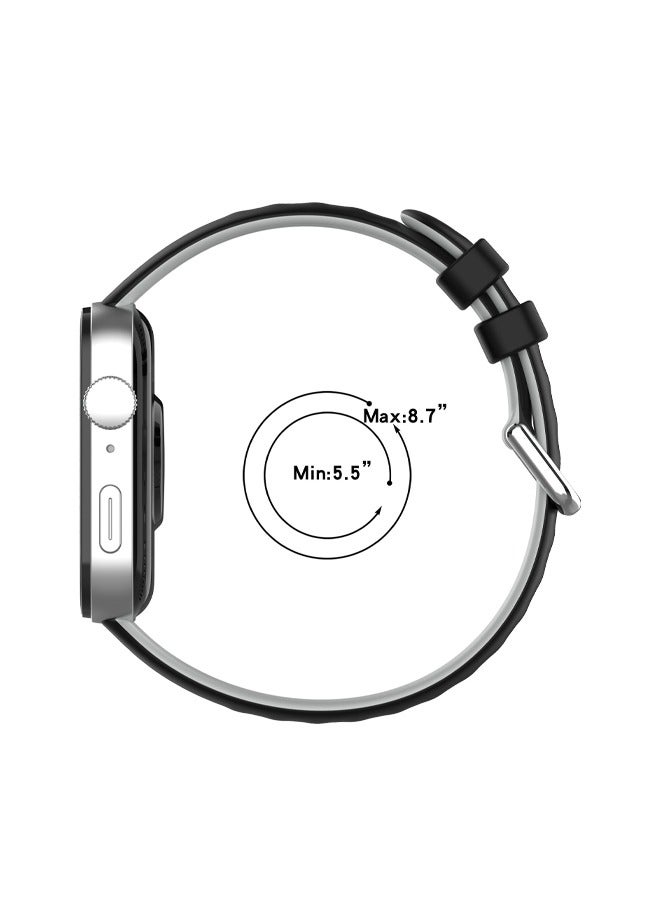 NeoFit Silicone Two-tone Color Combination Band Applicable to Huawei Watch Fit 5/Fit 5 Pro/ Fit 4/Fit 4 Pro/Fit 3 Soft Replacement Strap Compatible with Huawei Fit 3 Watch Bands - Image 3