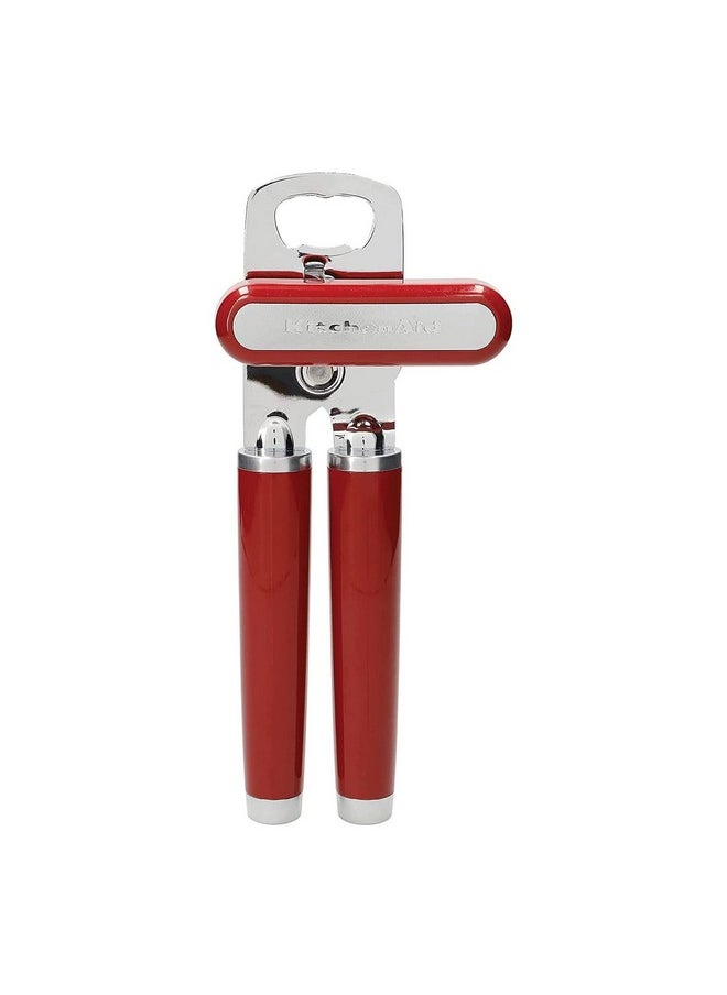 KitchenAid KitchenAid Classic Multifunction Can Opener and Bottle Opener Easy to Use, Razor Sharp Stainless Steel Cutting Wheel, Soft Ergonomic Handles, Empire Red  - Image 1