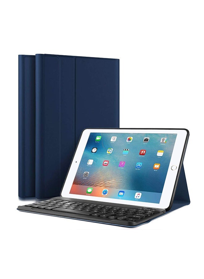 NIBEMINENT Bluetooth Keyboard For Apple iPad Blue - Image 1