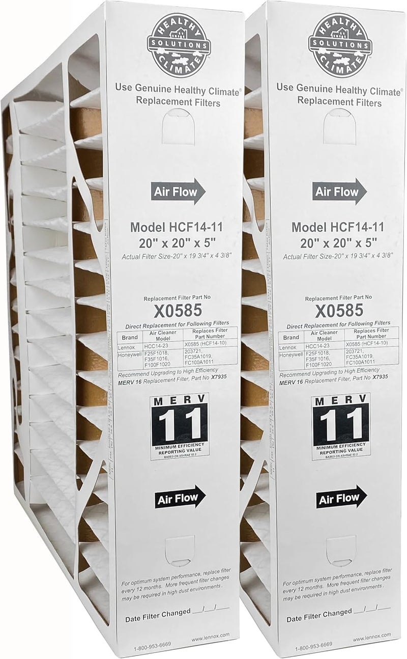 Lennox Model X0585 Air Cleaner Filter Media - 20 x 20 x 5 - Image 1