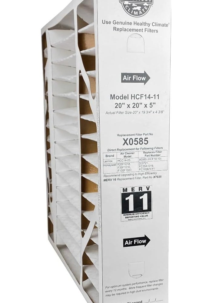 Lennox Model X0585 Air Cleaner Filter Media - 20 x 20 x 5 - Image 2