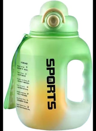 1600ml/1.6L Large Capacity Water Cup For Male And Female Students, Fitness And Sports Water Bottle, Ton Bucket, Portable Large Belly Plastic Double Drinking Cup-green - pzsku/ZDCEB05ECA18CC79A16E3Z/45/_/1720643853/1bd0da86-b0e6-4e0c-8ae9-dcfd90a48f48