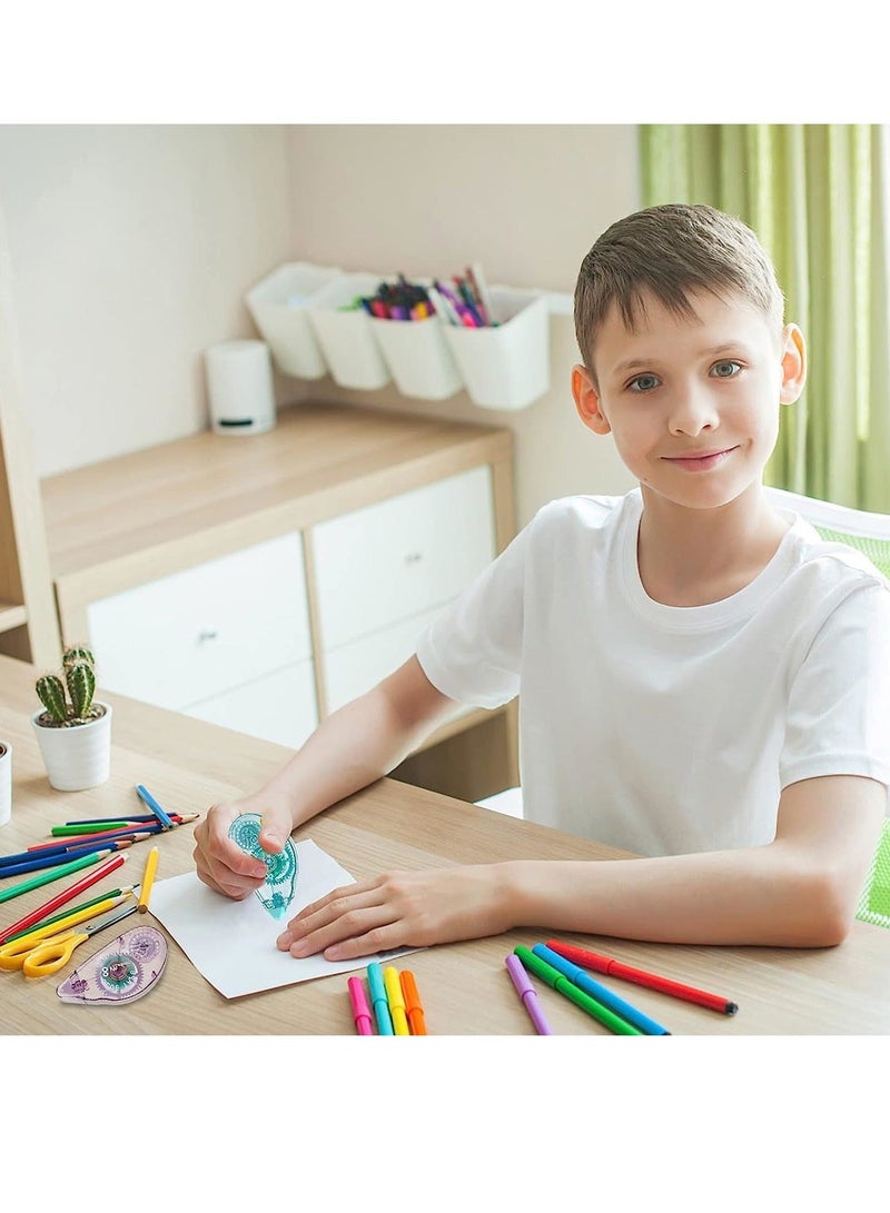 Captaintech Glue Roller，Glue Tape Double Sided Tape Sticky Pads Adhesive Scrapbook Runner Tape Dispenser for Card Photo DIY Crafting Photo Album Making 8mm 4pcs - Image 4