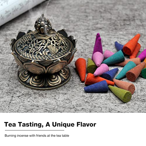 Eboxer 2 Colors Incense Incense Holder, Elegant Decoration for Home (Bronze) - Image 5