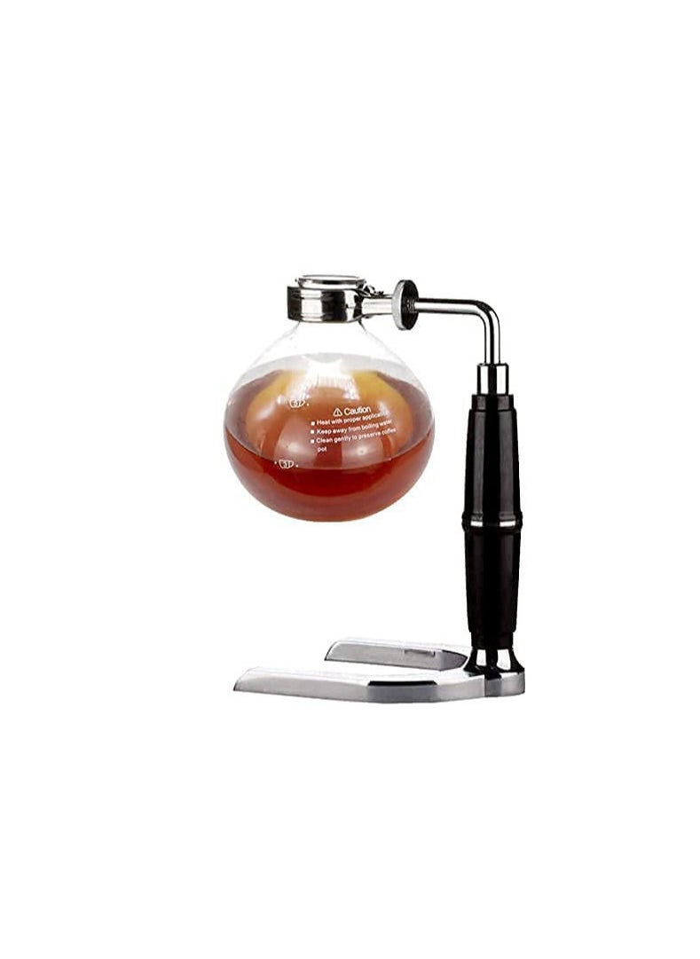 MIBRU - Coffee Maker Siphon Tea Japanese Style Syphon Pot Vacuum Coffee Maker Machine Glass Type 3 Cup - Image 1