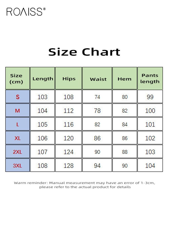 roaiss Women's Ruffle Hem Maxi Pants Casual Straight Leg Design with Belt Detail, Flowy Polyester Fabric for All-Season Comfort, Elegant and Versatile Trousers for Everyday Wear - Image 3