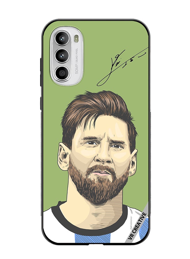 VR CREATIVE Protective Case Cover For Motorola Moto G82 Lionel Messi, An Argentine Design Multicolour - Image 1