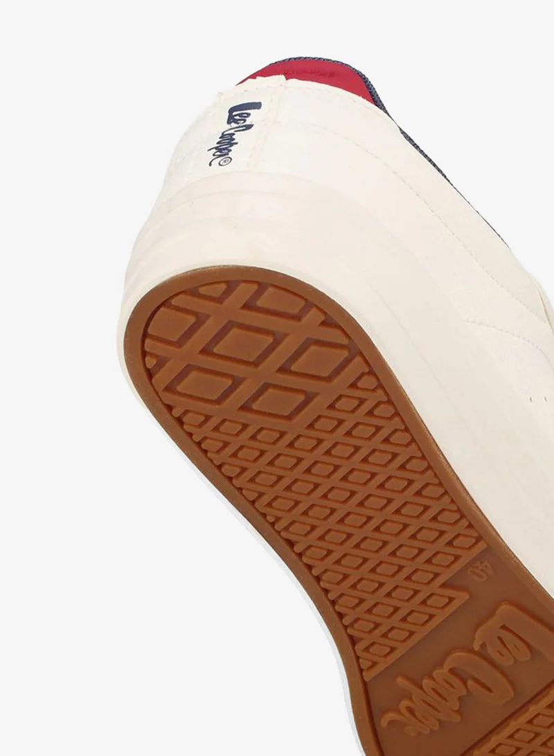 Lee Cooper WHITE Lace-Up Ankle School Sneakers for Women | Best Price UAE