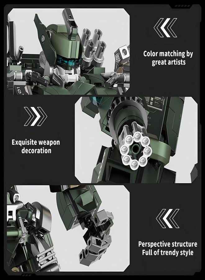 CSNRHG Mech Robot Model Building Blocks Toy Set Birthday for Age 8+ Children Adults Teens 1403 Pieces - Image 3