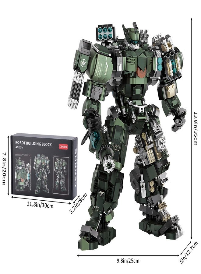 CSNRHG Mech Robot Model Building Blocks Toy Set Birthday for Age 8+ Children Adults Teens 1403 Pieces - Image 2