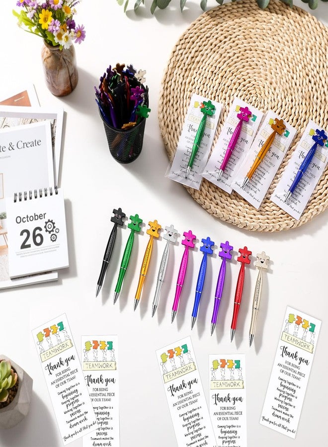 Sinload 25 Sets Work Team Gifts Bulk Puzzle Pens Inspirational Ballpoint Pen Positive Card Employee Appreciation Gifts Team Building Thank You Gift for Coworker Staff Social Worker Teacher (Proud) - Image 4
