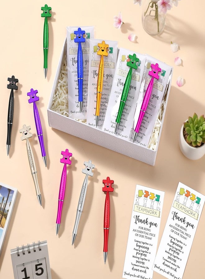 Sinload 25 Sets Work Team Gifts Bulk Puzzle Pens Inspirational Ballpoint Pen Positive Card Employee Appreciation Gifts Team Building Thank You Gift for Coworker Staff Social Worker Teacher (Proud) - Image 5