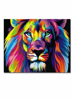Excefore Paint By Numbers For Kids, Adult and Beginners  Diy Digital Large Living Room Bedroom Animal Coloring Decorative Paintings Pure Hand-Painted Oil Painting Color Lion Frameless 16 x 20 inch  - Image 1