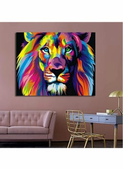 Excefore Paint By Numbers For Kids, Adult and Beginners  Diy Digital Large Living Room Bedroom Animal Coloring Decorative Paintings Pure Hand-Painted Oil Painting Color Lion Frameless 16 x 20 inch  - Image 3