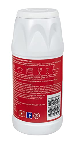 Brillo Cameo Cleaner, Perfect on Aluminum, Stainless Steel, Copper, Brass & Porcelain, No Scratch Formula 10 Ounce (Pack of 1) - Image 2