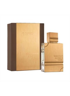 Al Haramain عطر عنبر عود جولد إديشن أو دو برفوم بخاخ، 2.0 أونصة  - Image 1