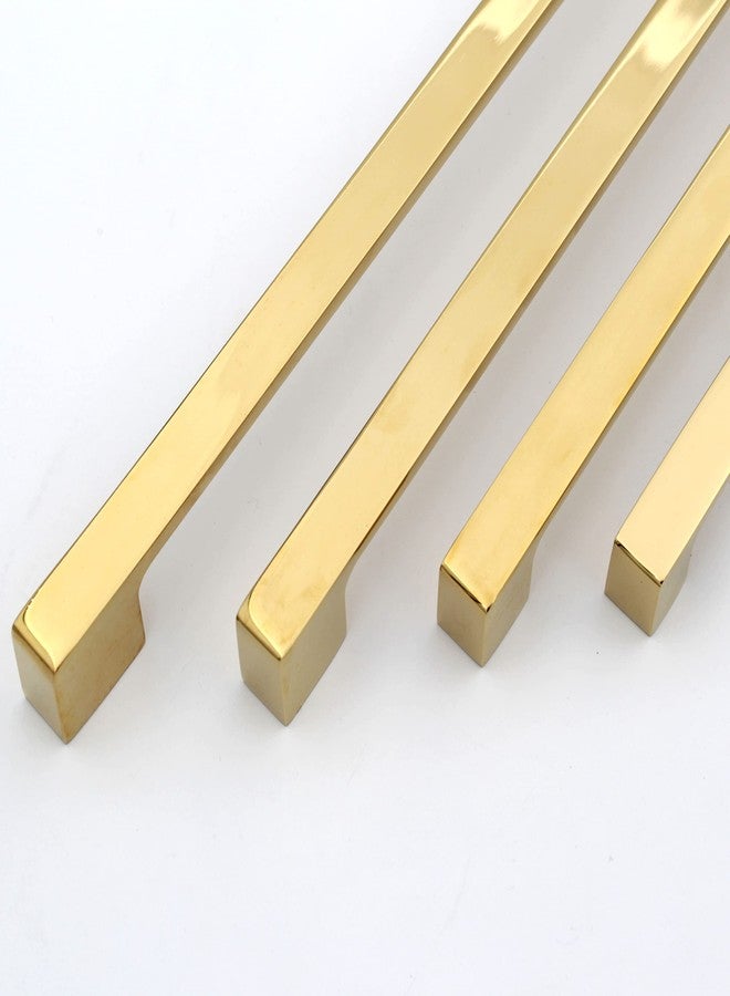 ABVIN مقابض ABVIN Premium PVD الذهبية، أدوات خزائن ذهبية عصرية، مقابض أثاث للأبواب والخزائن والأدراج (قطعة واحدة) (96 مم (4 بوصة))، مقبض سحب - Image 1
