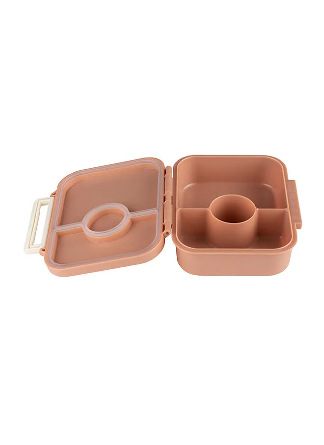 Citron Tritan Snackbox With 3 Compartments For Kids, Leak Proof And Bpa Free - Unicorn Blush Pink