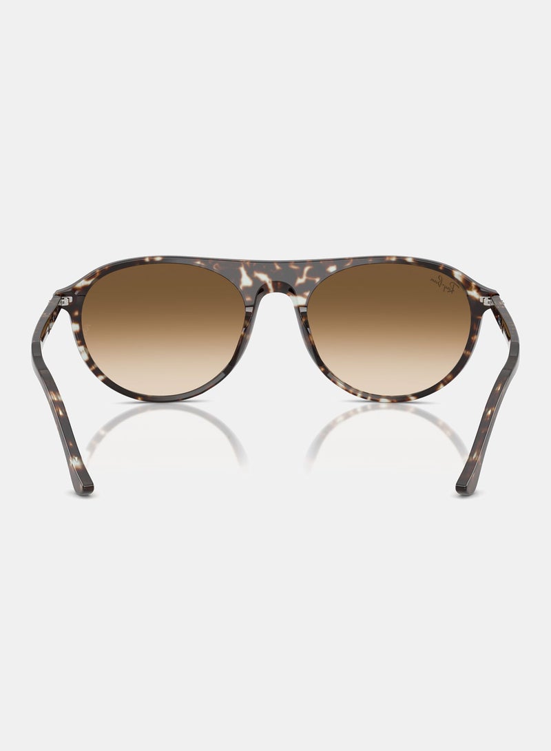راي بان Men Full Rimmed Aviator Sunglasses 0RB2215 - Image 4