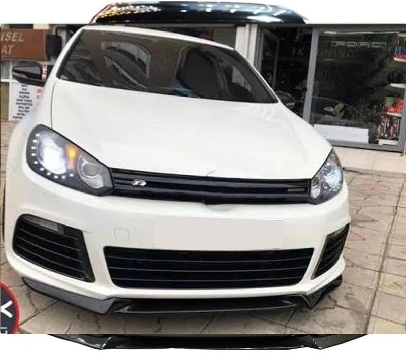 Wivplex 3 Pcs Car Front Bumper Lip Spoiler Kit for VW Golf 6R - Image 5