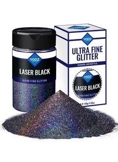 Fine Glitter YGDZ 140G 493OZ Holographic Ultra Fine Glitter Powder for Resin Crafts Tumblers Cosmetic Nail Face Body Painting Hair Glitter Black - pzsku/ZDCEBAEC4FF149A75C906Z/45/_/1678701786/94d60acc-ce97-4169-8499-4cf1bc62d828