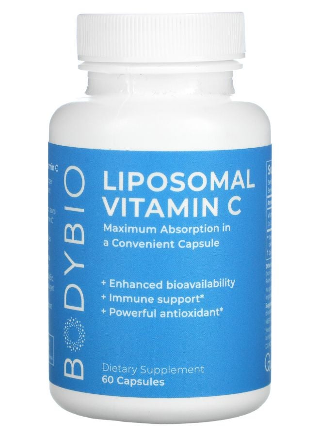 BodyBio Liposomal Vitamin C 60 Capsules