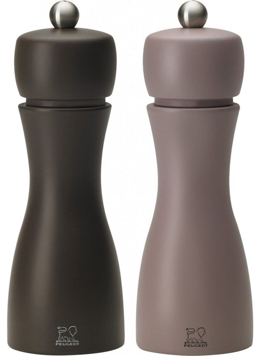 PEUGEOT Tahiti 2 Piece Pepper and Salt Mill Mat 15 cm 
