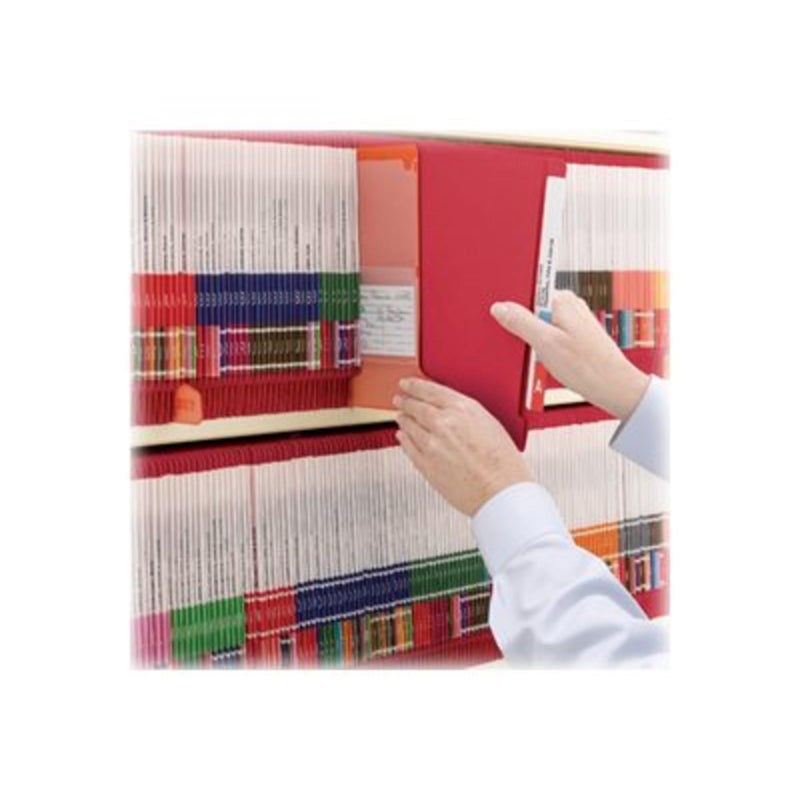 Smead End Tab File Folder, Shelf-Master Reinforced Straight-Cut Tab, Letter Size, Red, 100 Per Box (25710) - Image 3