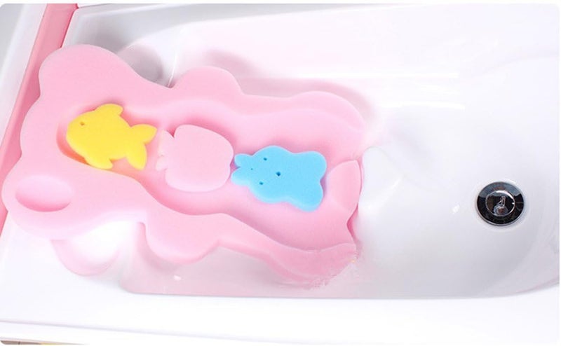 BEWAVE Comfy Baby Bath Sponge Cushion, Skid Proof Bath Mat, Yellow - Image 4