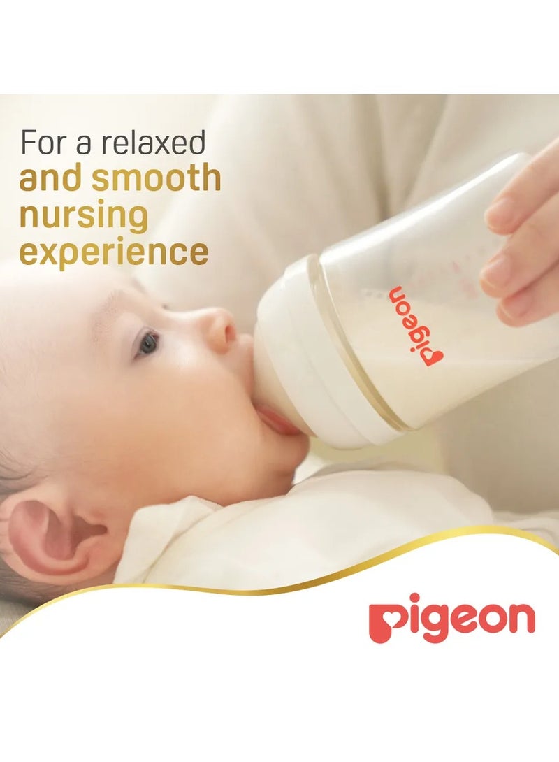 pigeon Softouch Wide Neck Nipples 0 Months+ Ss - Pack Of 2 - Image 3
