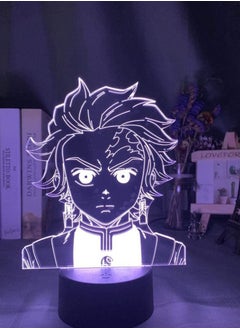 Kimetsu No Yaiba Tanjiro Kamado Figure Led Night Light For Kids Bedroom Decor Mood Light Child Desk 3D Lamp Demon Slayer - With Remote