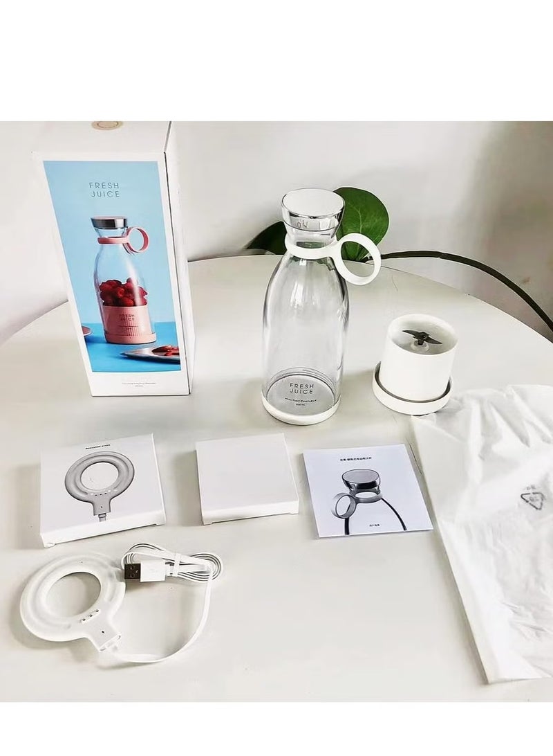 ELTRAZONE 380ml Portable Mini Blender – USB Charging, Magnetic Suction, Compact Juice Cup, Ideal for Smoothies, Shakes, and On-the-Go Blending – Travel-Friendly, Easy to Clean  - Image 3